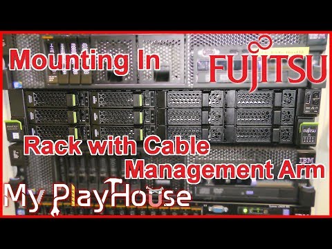 Step by Step Rack Mounting Fujitsu Server with CMA - 767