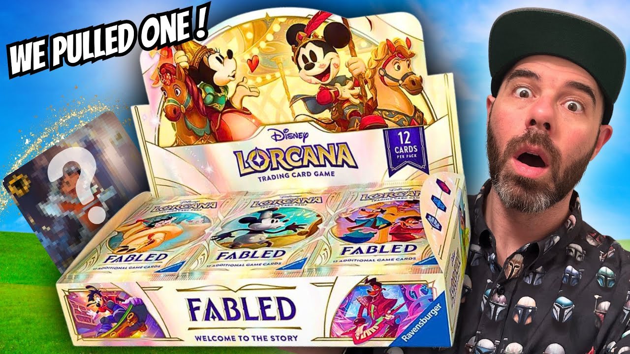 OPENING A DISNEY LORCANA FABLED BOOSTER BOX!