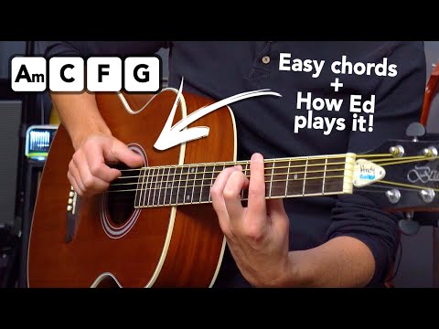 Ed Sheeran - Bad Habits acoustic guitar lesson tutorial