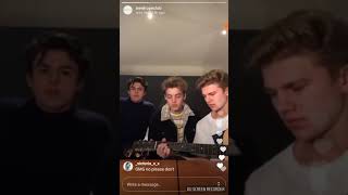 New Hope Club - Whoever He Is (Instagram Live 12/07/2017)