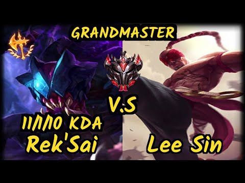OPT Meteos (REK'SAI) vs LEE SIN - 11/1/10 KDA JUNGLE GAMEPLAY - NA Ranked GRANDMASTER v9.7