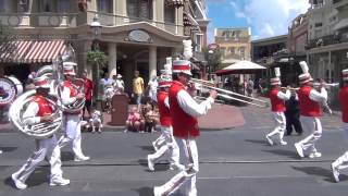 The Walt Disney World Band playing "Mickey Mouse March"