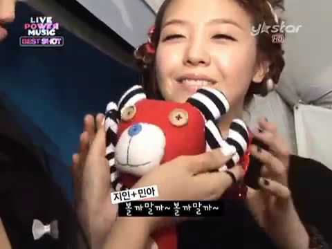 100828 Minah and former member Ji-in's new version of Suju's bonamana!