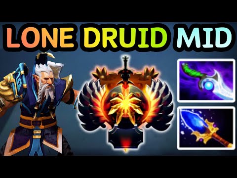 🔥 25 KILL LONE DRUID MID GOES INSANE | DOTA 2 GAMEPLAY 🔥
