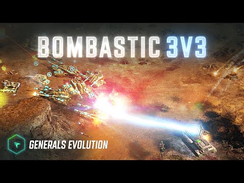 Full on Aggression 3v3 on Hostile Dawn - Generals Evolution