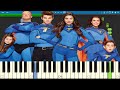 The Thundermans Theme Song - EASY Piano Tutorial