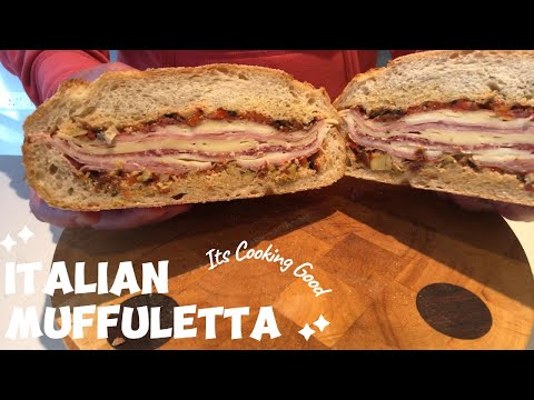 Why This Pressed Sourdough Muffuletta Gets Better After 2 Hours Under Weight