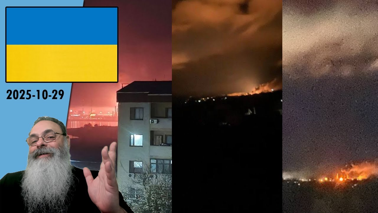 #Ucrânia 2025-10-29: TRÊS REFINARIAS RUSSAS atingidas por DRONES UCRANIANOS