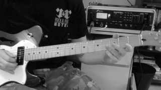 Minus The Bear - &quot;The Fix&quot; (solo) - play through and lesson [HD]