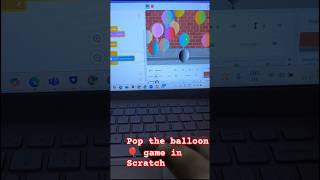 pop balloon🎈 scratch#scratch #coding #scratchcoding #gamedevelopment #viral #shorts #codeforkids