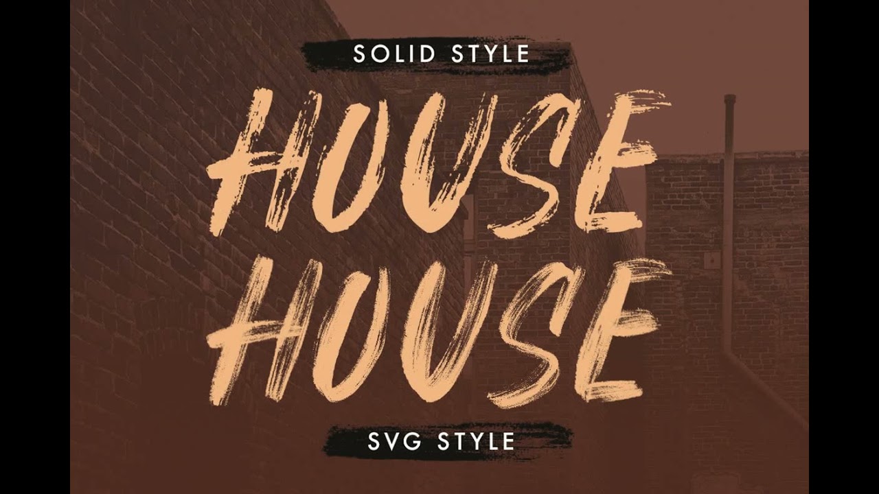 Deserted Canyon - SVG Font Font