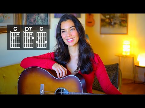 Feliz Navidad EASY Guitar Tutorial (Taught by a Music Teacher)
