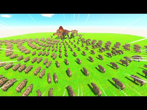 All Units VS 100 Wild Boar 🐗 - Animal Revolt Battle Simulator