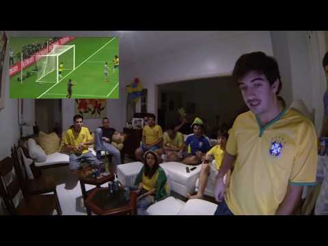 Germany 7 x 1 Brazil with Brazilians Reaction to goals