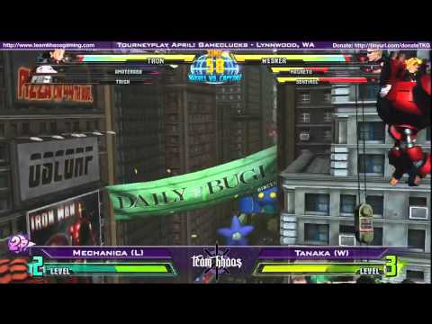 Tourneyplay April Marvel vs Capcom 3 Singles Top 8 - Mechanica (L) vs Tanaka (W) - Grand Finals