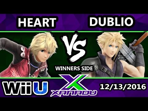 S@X 180 - Heart (Shulk, Mario) Vs. Dublio (Cloud) - SSB4 Tournament - Smash for Wii U - Smash 4
