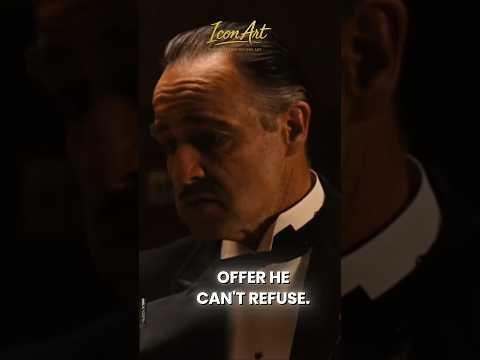 I'm gonna make him an offer he can't refuse .#fyp #viral #IconArt #foryou  #godfather