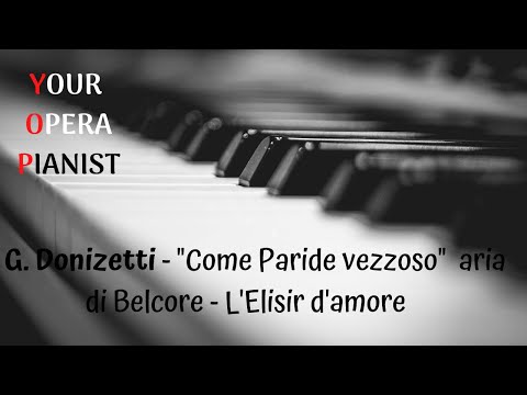 G. Donizetti - Come Paride vezzoso // YOUR OPERA PIANIST