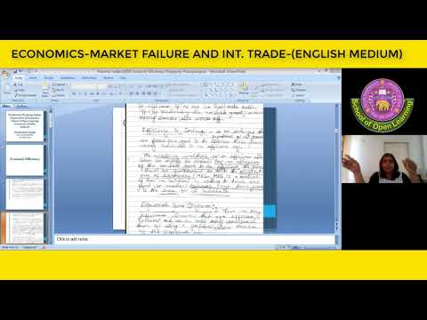 ECONOMICS-MARKET FAILURE AND INT. TRADE-(ENGLISH MEDIUM) By - KUMARI PRATIMA YADAV