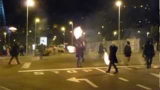 preview picture of video 'Fiesta Sant Joan Fire Show by night in Escaldes, Andorra'
