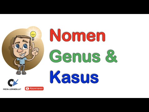 Nomen Genus, Numerus und Kasus