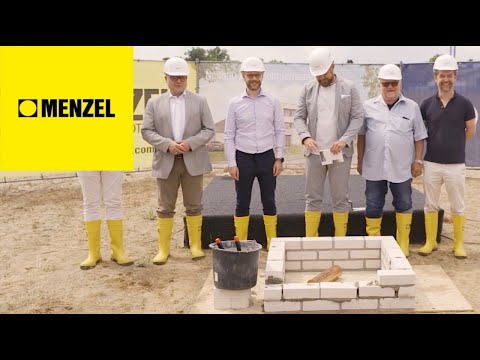 Grundsteinlegung für neues Motorenwerk von Menzel Elektromotoren in Hennigsdorf