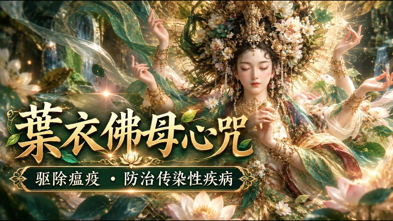 驱除瘟疫 | 葉衣佛母心咒 ・防治传染性疾病・身心淨化・慈悲護佑・平安吉祥｜Parnashavari Mantra