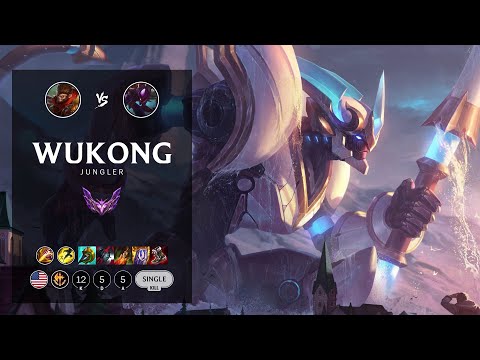 Wukong Jungle vs Kha'Zix - NA Master Patch 12.6