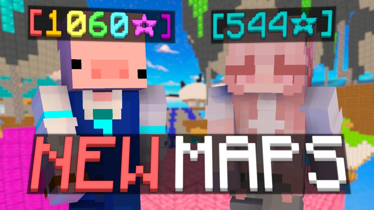 these hypixel bedwars maps are INSANE! (w/ @itslazys)