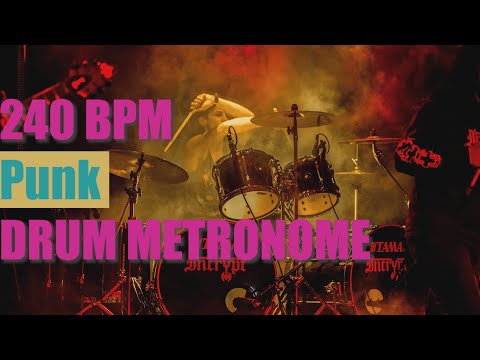 Punk - Drum Metronome Loop - 240 BPM