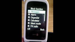 Doro EasyPhone 612 - Block Function