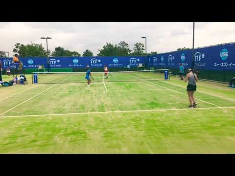 (本戦)久留米市ユー・エス・イーカップ国際女子テニス2018 Momoko KOBORI,Hiroko KUWATA vs Misa EGUCHI,Akiko YOSHI