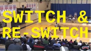 Switch and Re-Switch a Ball Screen! - Basketball 2016 #46