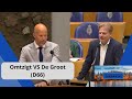 Omtzigt wordt WOEDEND door De Groot (D66): U BELEDIGT IEDEREEN maar bent DOOF voor kritiek!"