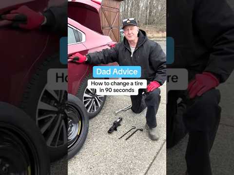 How to change a tire. Love, Dad