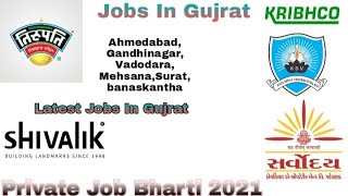 Latest Gujarat Nokri / Jobs 2021 | Gujarat Jobs 2021| Jobs For all in Gujarat | NokriWaLe No1