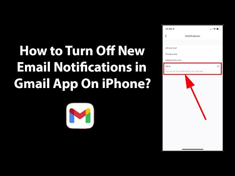 How to Turn Off New Email Notifications in Gmail App On iPhone?