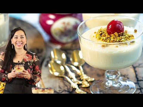 Tastes like Galaktoboureko! Creamy Semolina Pudding: An EASY Holiday Dessert Idea!