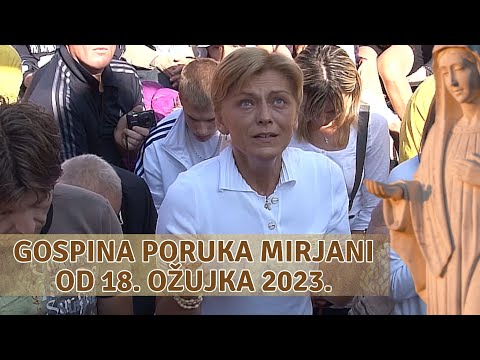 Gospina poruka Mirjani od 18. 03. 2023.