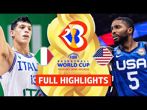 Italy 🇮🇹 vs USA 🇺🇸 | Full Game Highlights | FIBA Basketball World Cup 2023