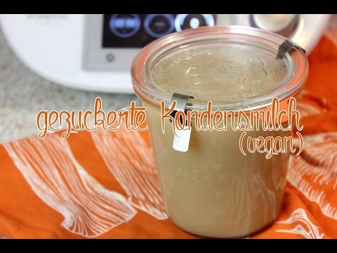 selbstgemachte gezuckerte Kondensmilch/Milchmädchen (vegan) aus dem Thermomix