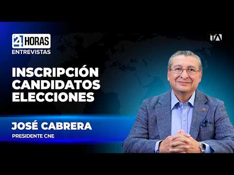Teleamazonas reporting on Ecuador's local election calendar and candidate registrations