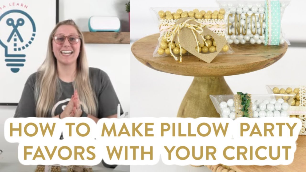 How To Make Pillow Party Favors With Your Cricut – DIY Wedding Favors