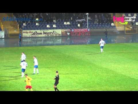 II liga: STAL MIELEC - Znicz Pruszków 1:0 BRAMKA