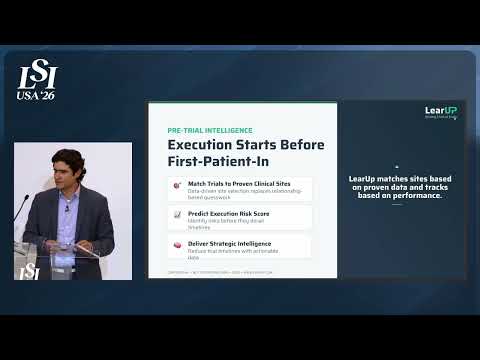 Carlos Granada, LearUp Systems - All-in-one clinical trial workflow platform | LSI USA '26