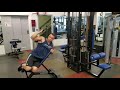 Single arm cobras On Incline Bench