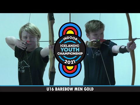 Baldur VS Patrek - Gold Final Barebow Men U16 Icelandic National Youth Championships 2021