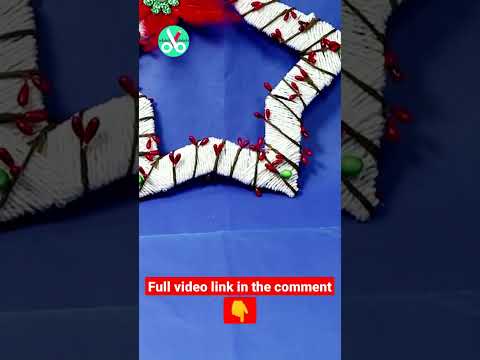 DIY Christmas tree from wool yarn thread shorts diychristmastree