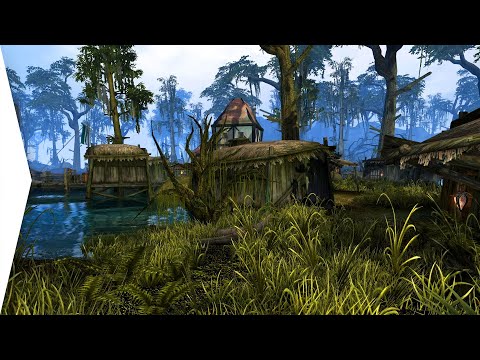 Serene Swamp Ambience ASMR for Stress Relief and Calming in Morrowind