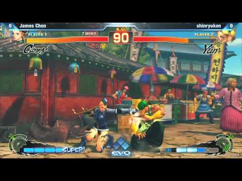 [EVO 2012 SSFIV AE] James Chen (Cammy) vs shinryuken (Yun)